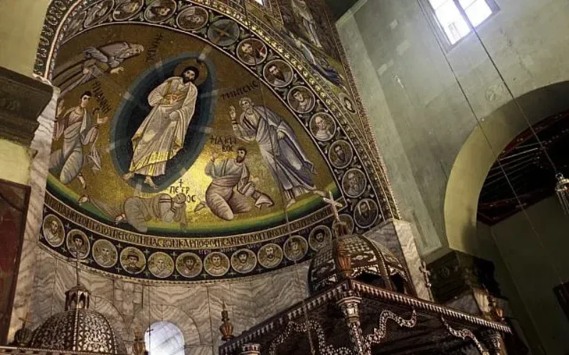 Church of the Transfiguration St Catherine Monastery — Byzantine mosaics, Sharm tour